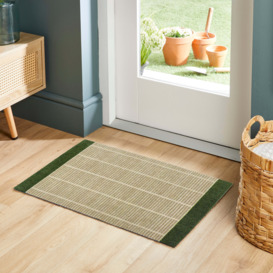 Marvel Stripe Border Doormat Green