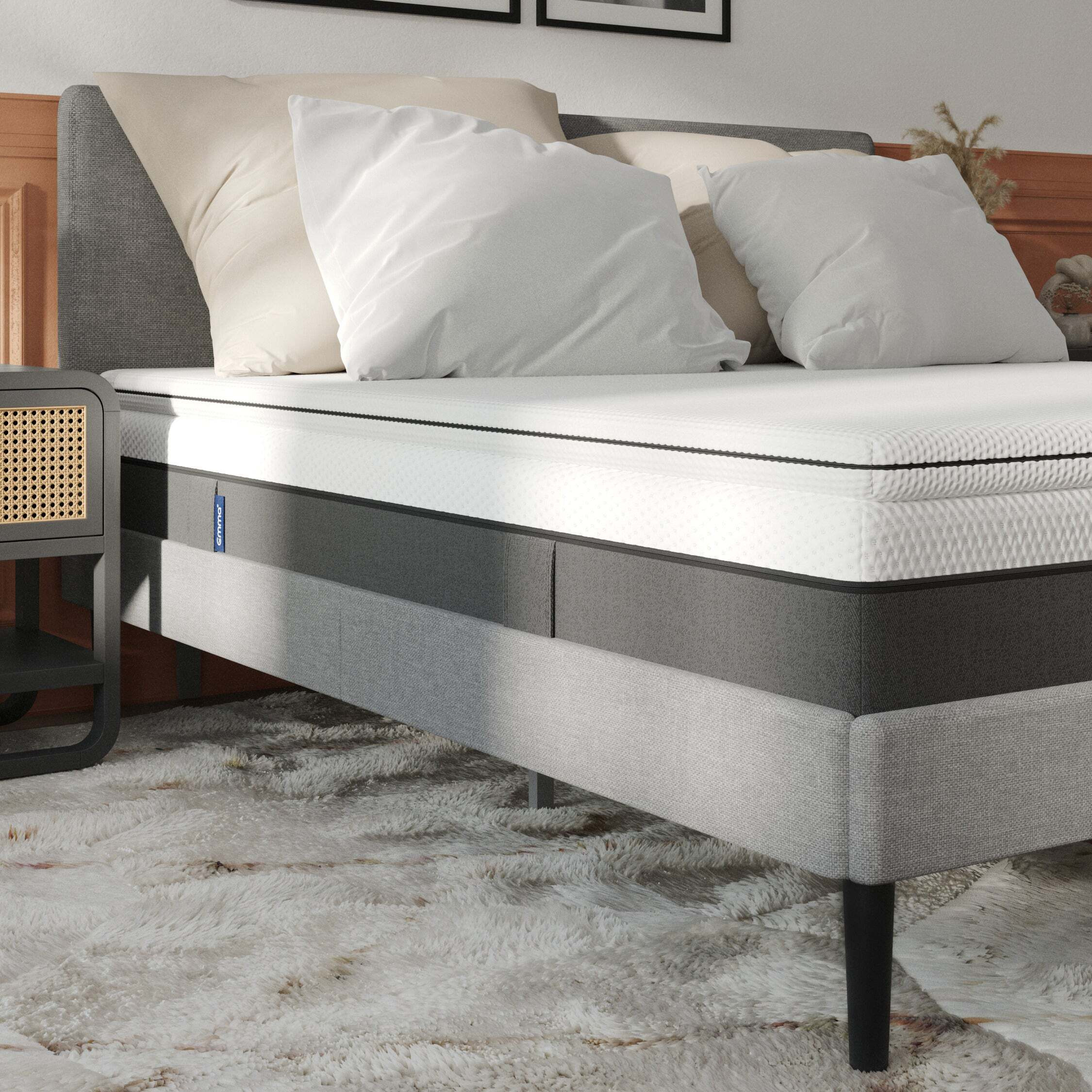Emma Flip Mattress Topper White