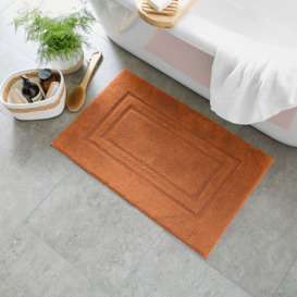 Luxury Cotton Bath Mat Pecan (Brown)