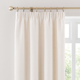 Churchgate Woodhouse Pencil Pleat Curtains Ivory
