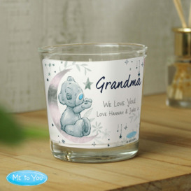 Personalised Moon and Stars Me To You Candle White