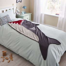 Shark Tail Blanket Grey