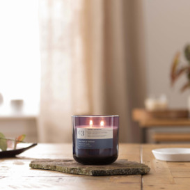 Sea Salt and Vetiver Candle Blue