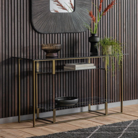 Tipton Console Table Bronze Gold