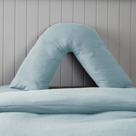 Soft & Cosy Luxury V-Shape Pillowcase Duck Egg (Blue)