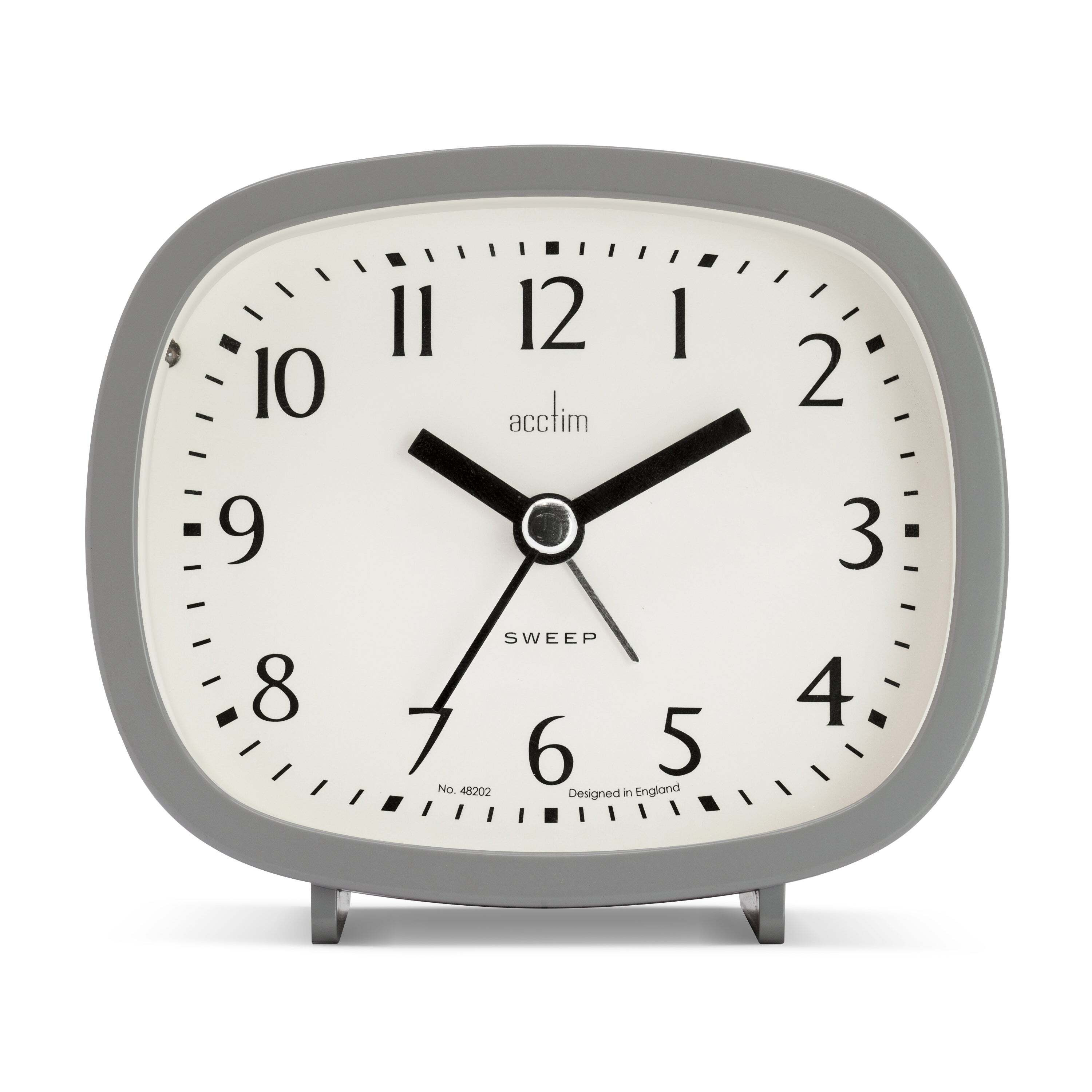 Acctim Hilda Alarm Clock Grey