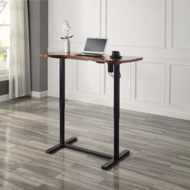 San Francisco Height Adjustable Standing Desk Walnut