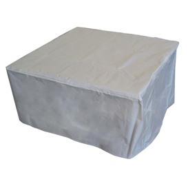 Square Garden Table Cover Taupe