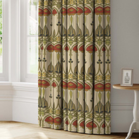 Belle Epoque Made To Measure Curtains Beige, Khaki and Red