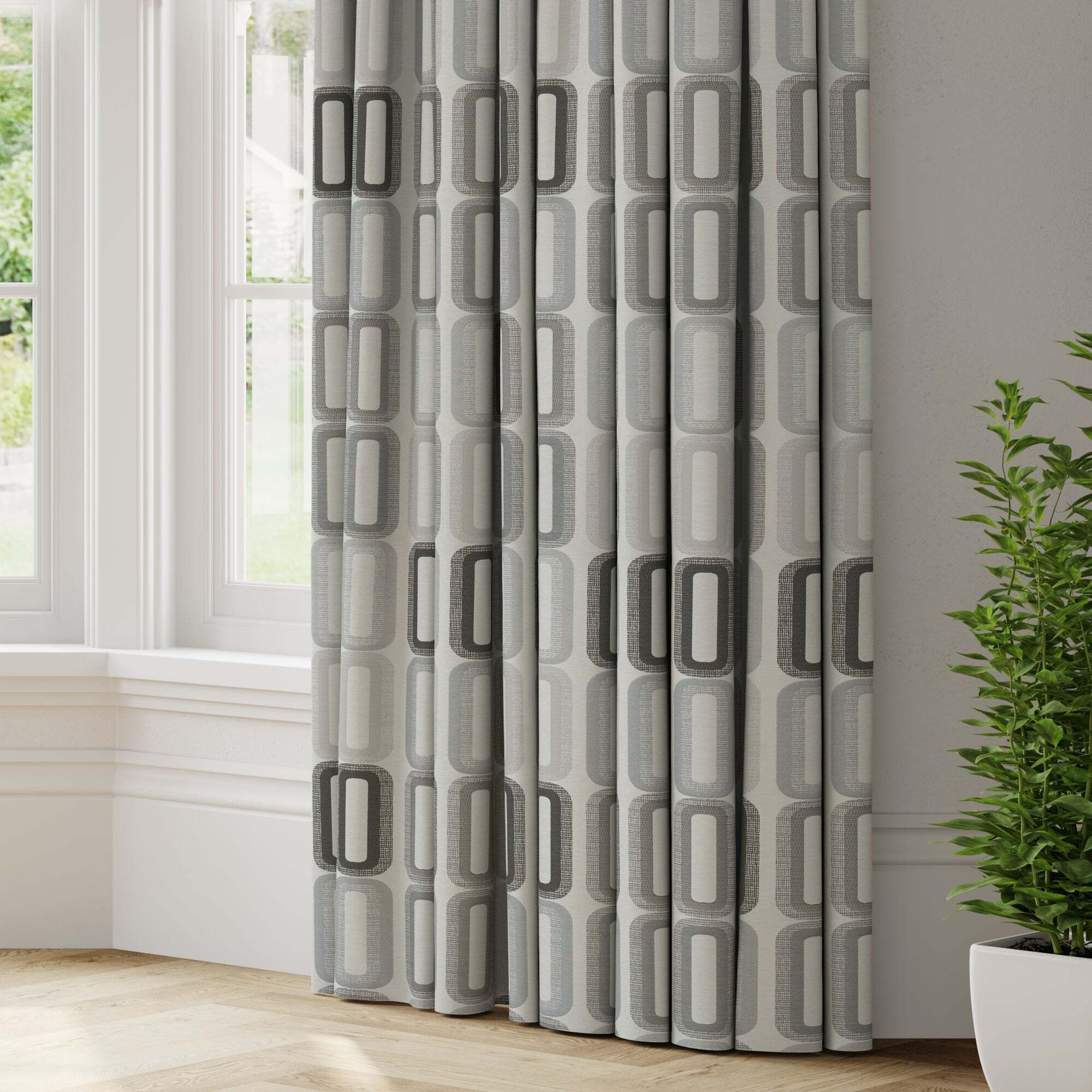 Dahl Made to Measure Curtains grey