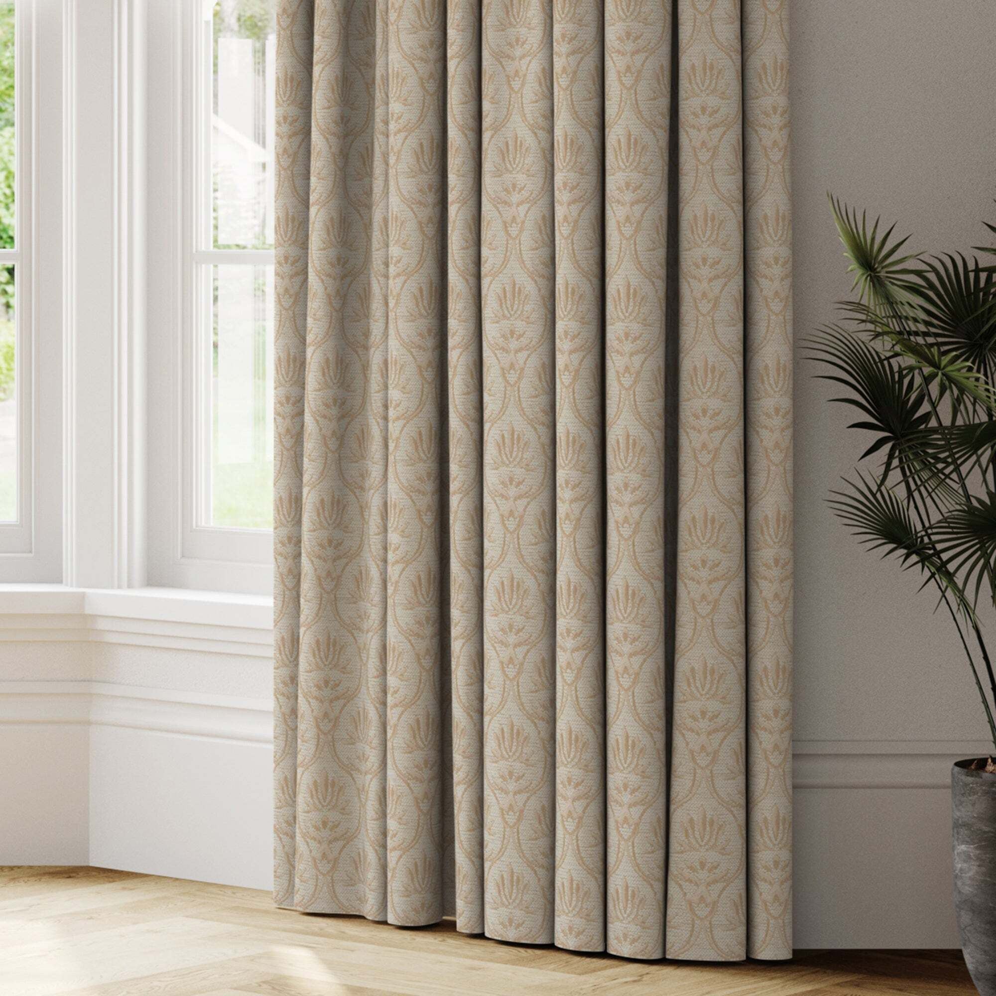 Heritage Made to Measure Curtains natural