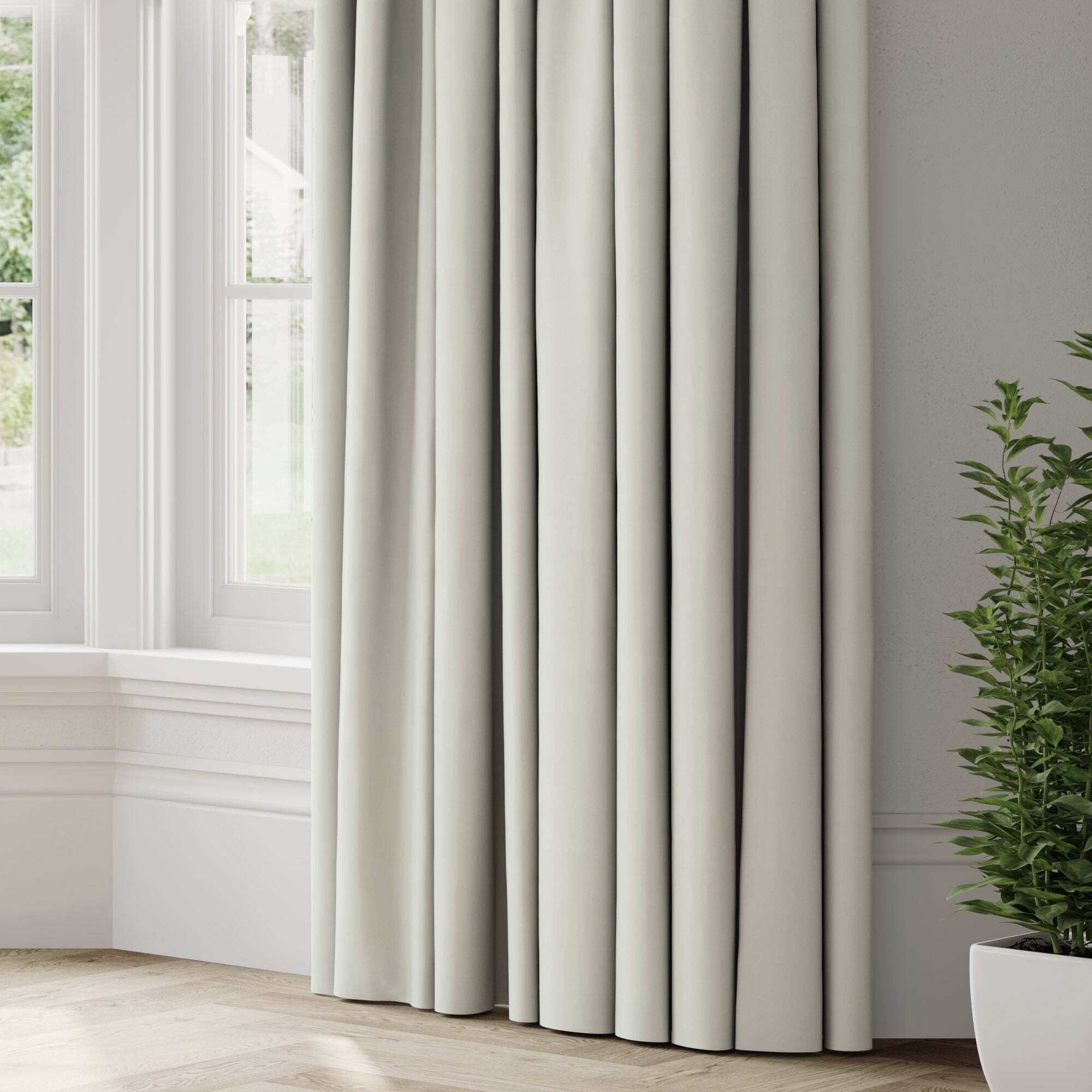Renzo Made to Measure Curtains Silver