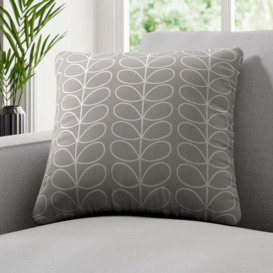 Orla Kiely Linear Stem Made to Order Cushion Cover Orla Kiely Linear Stem Silver