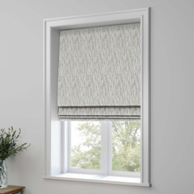 Linear Made to Measure Roman Blind Linear Silver