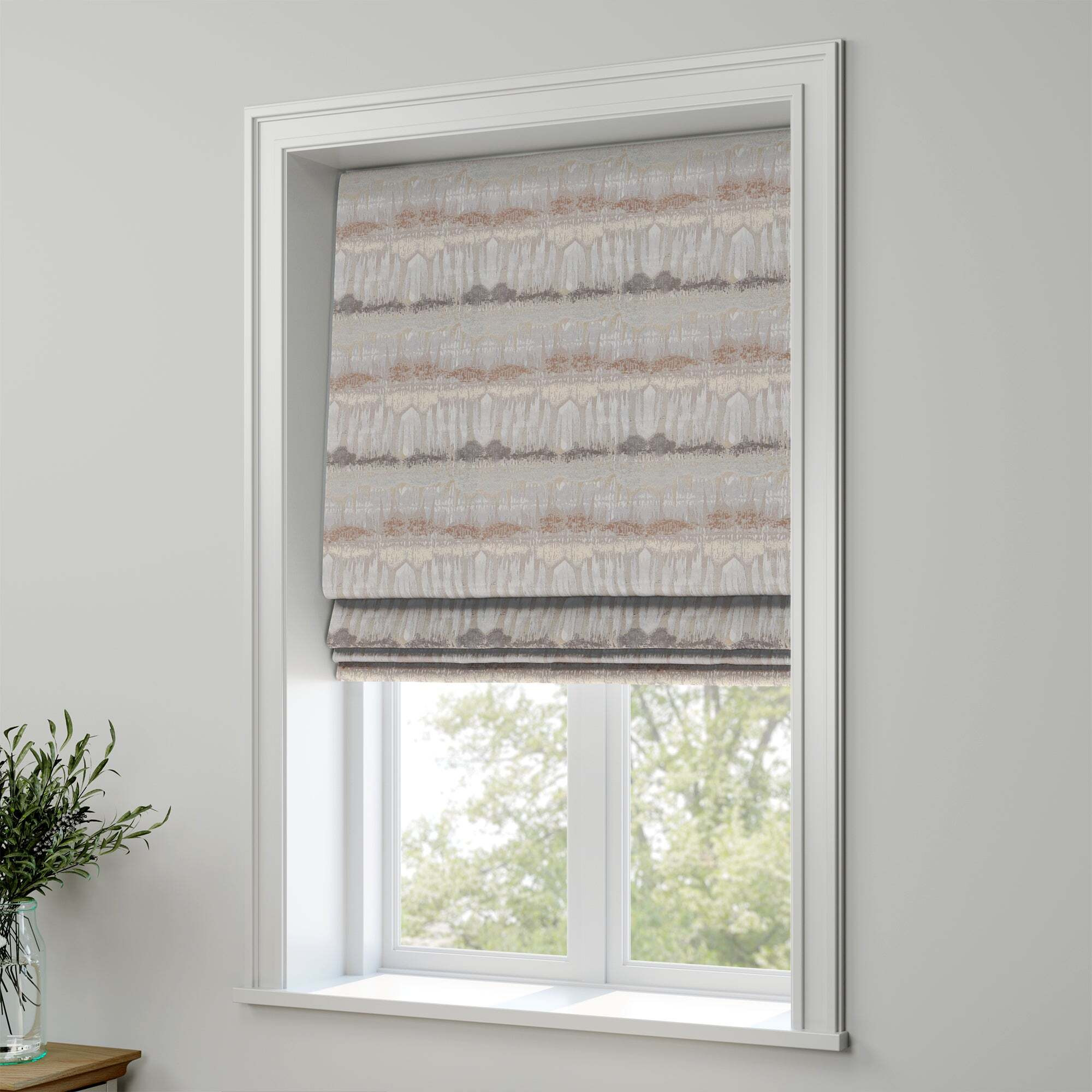Budapest Made to Measure Roman Blind Budapest Silver