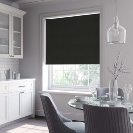 Erebus Made to Measure Blackout Roller Blind Erebus Charcoal