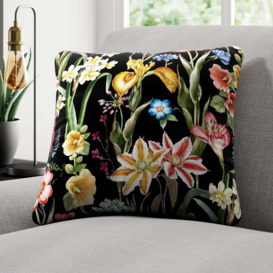 Maximalist Tropical Made to Order Cushion Cover Tropical Black