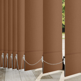 Rianna Made to Measure Vertical Blind Brown
