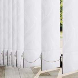 Paris Made to Measure Vertical Blind White