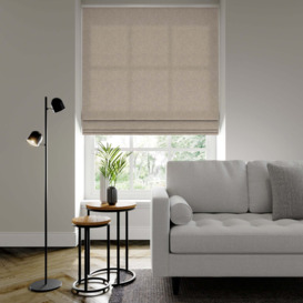 Bronte Recycled Polyester Made to Measure Roman Blind Bronte Hessian