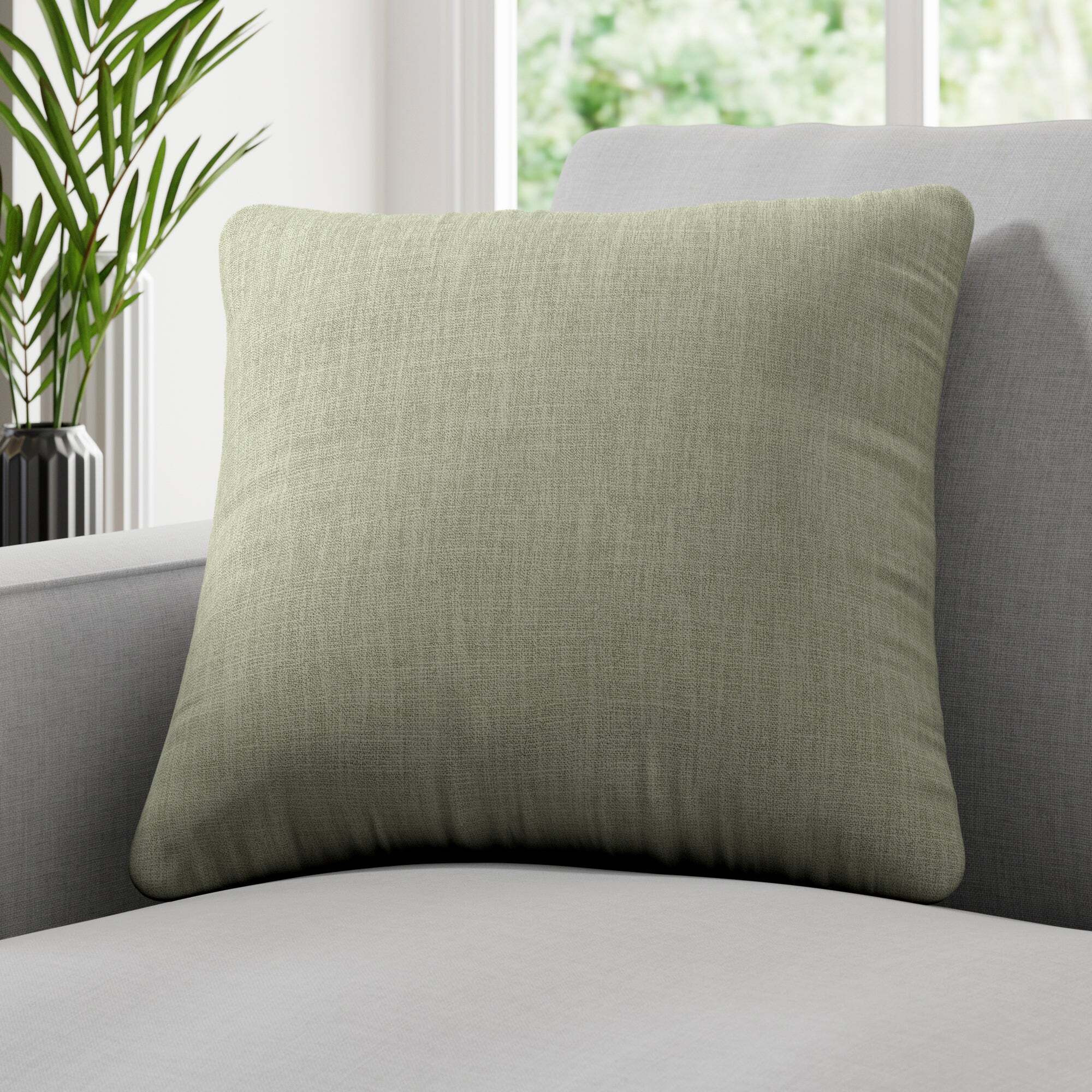 Bronte Recycled Polyester Made to Order Cushion Cover Bronte Pistachio