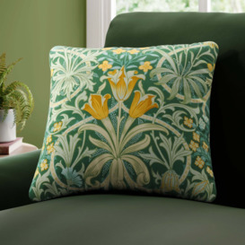 William Morris At Home Woodland Weeds Made To Order Cushion Cover Green/Yellow