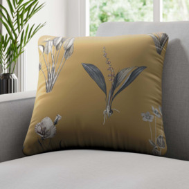 Ava Made to Order Fire Retardant Cushion Cover Yellow/Grey