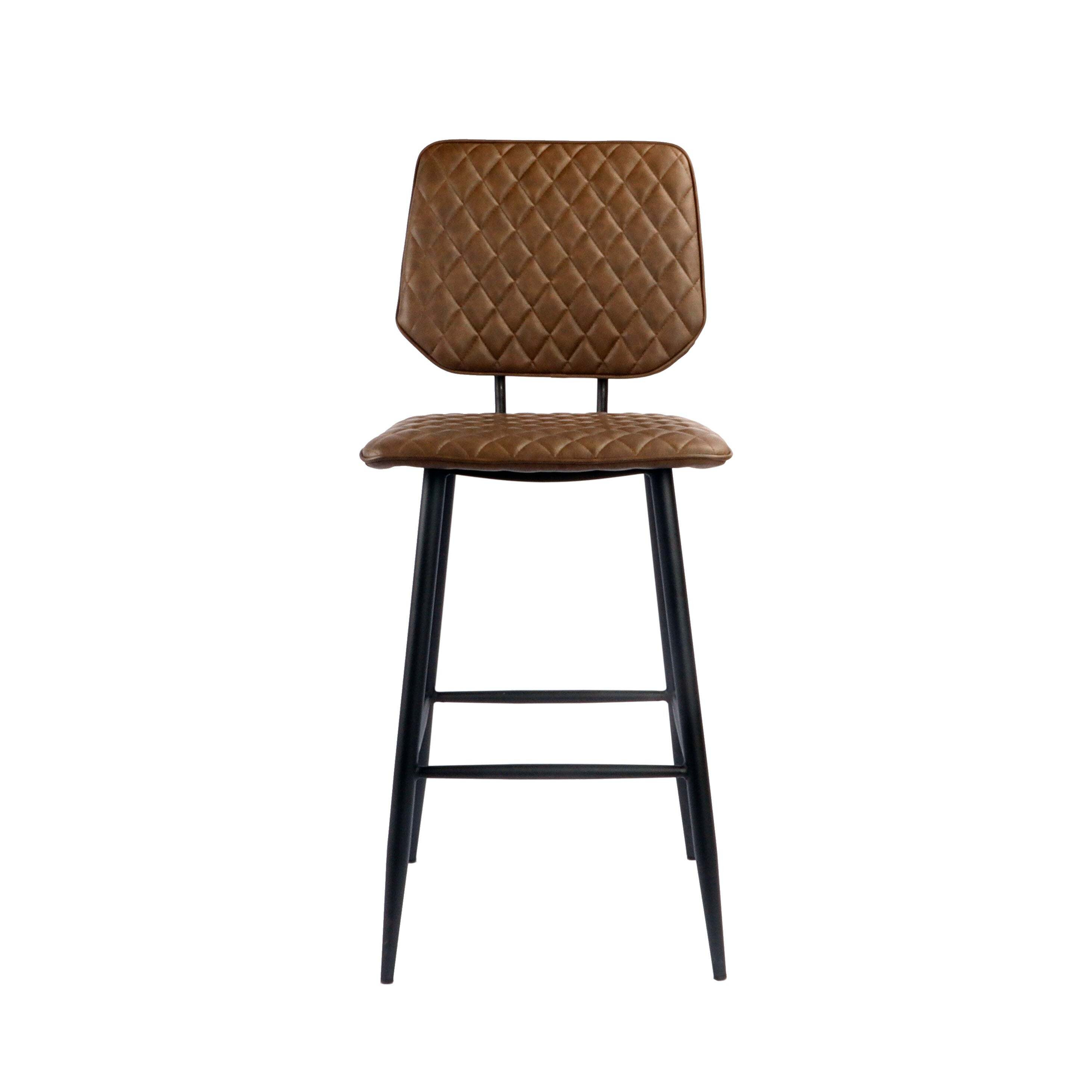 Silas Bar Table with 2 Kendall Bar Stools Kendall Mink