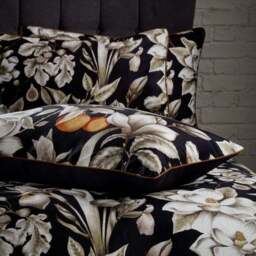 EW by Edinburgh Weavers Lavish Floral 100% Cotton Sateen Duvet Cover & Pillowcase Set - thumbnail 2
