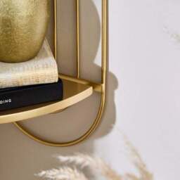 Geometric Decorative Corner Wall Shelf - thumbnail 2