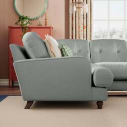 Martha Vintage Velvet Full Corner Sofa - thumbnail 3