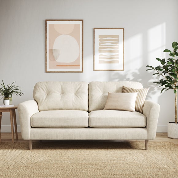Sven Chunky Tonal Weave 3 Seater Sofa - image 1