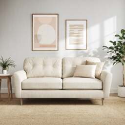 Sven Chunky Tonal Weave 3 Seater Sofa - thumbnail 1