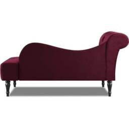 Wisteria Velvet Chaise Lounge - thumbnail 6