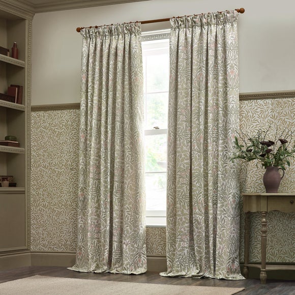 Morris & Co. Acorn Multi Jacquard Pencil Pleat Curtains - image 1