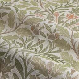 Morris & Co. Acorn Multi Jacquard Pencil Pleat Curtains - thumbnail 2