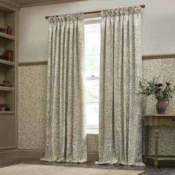 Morris & Co. Acorn Multi Jacquard Pencil Pleat Curtains - thumbnail 1