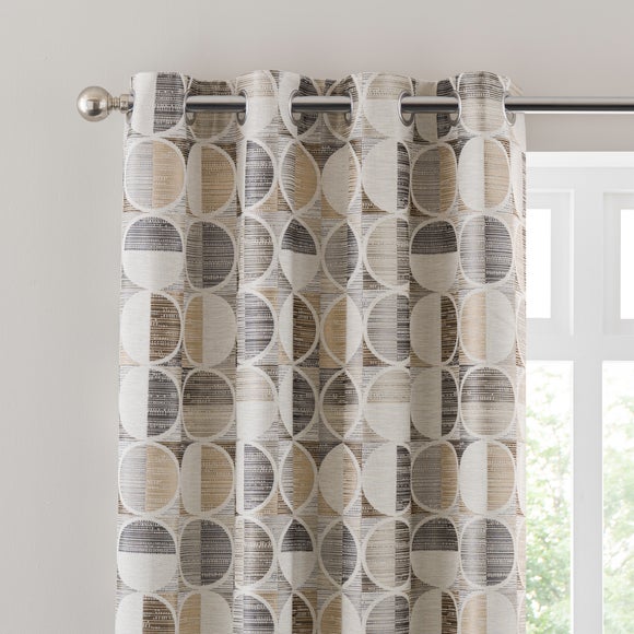 Cai Circle Jacquard Eyelet Curtains - image 1