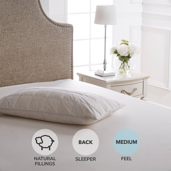 Dorma Duck Down Surround Memory Foam Back Sleeper Pillow - image 1