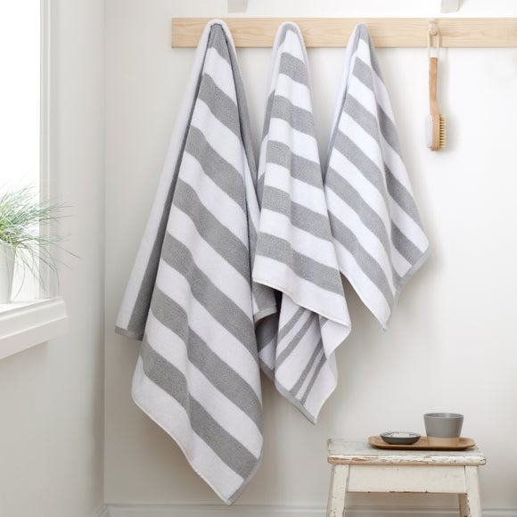 Bianca Cotton Reversible Stripe Cotton Towel - image 1