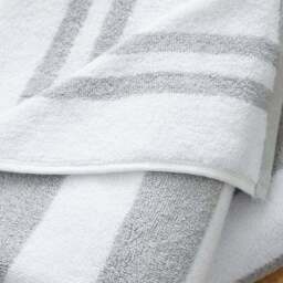 Bianca Cotton Reversible Stripe Cotton Towel - thumbnail 3