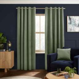 Luxe Velour Eyelet Curtains (Blackout Available) - thumbnail 2