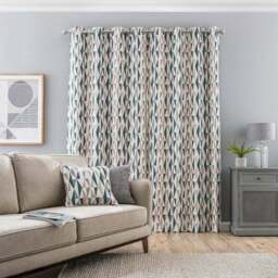 Elements Triangles Eyelet Curtains - thumbnail 4
