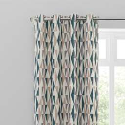 Elements Triangles Eyelet Curtains - thumbnail 1