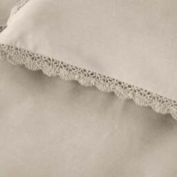 Pure Cotton Lace Duvet Cover & Pillowcase Set - thumbnail 4