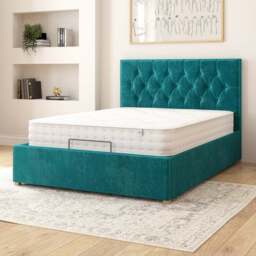 Olivier Plush Velvet Adjustable Bed - thumbnail 2