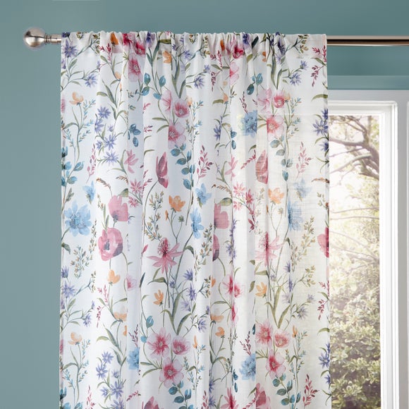 Foxley Print Slot Top Voile Panel - image 1