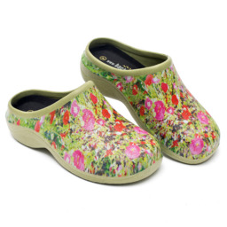 Backdoorshoes Women's Poppy Garden Clogs - thumbnail 2