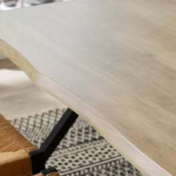 Ezra 4 Seater Rectangular Compact Dining Table, 120cm - thumbnail 2