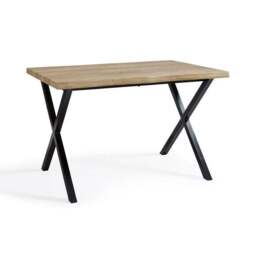 Ezra 4 Seater Rectangular Compact Dining Table, 120cm - thumbnail 4